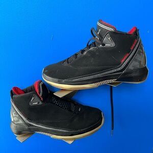 Nike Air Jordan XX2 Basketball Sneakers Youth 6.5 Black Shoes 315300-001